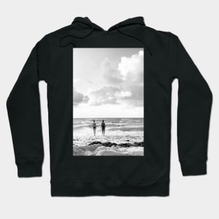 Seascape Horizon in BW Hoodie